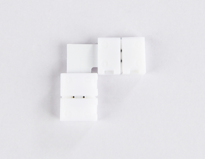 Соединитель угловой L для светодиодной ленты 2835 12/24V (2 конт.) GS6501 (10шт) Ambrella light GS6501