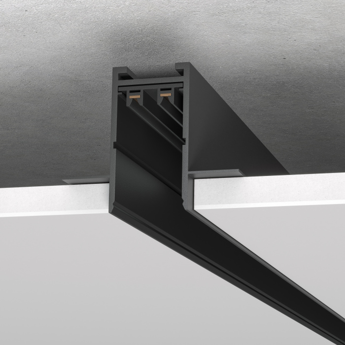 Шинопровод SKYLINE 220 встраиваемый ST-Luce Черный Длина 2 000мм ST021.429.00