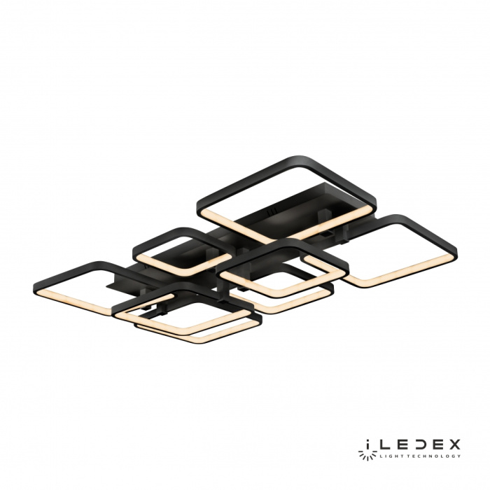 Потолочный светодиодный светильник iLedex Satellite 6813-8N-X-T BK