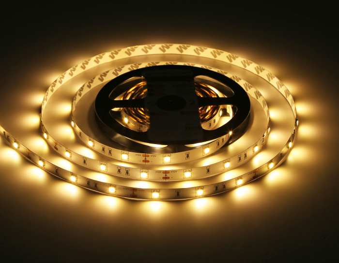 Светодиодная лента Ambrella Light GS1801 5050 30Led /7.2W m/ 12V IP20 3000K 5m Ambrella light GS1801