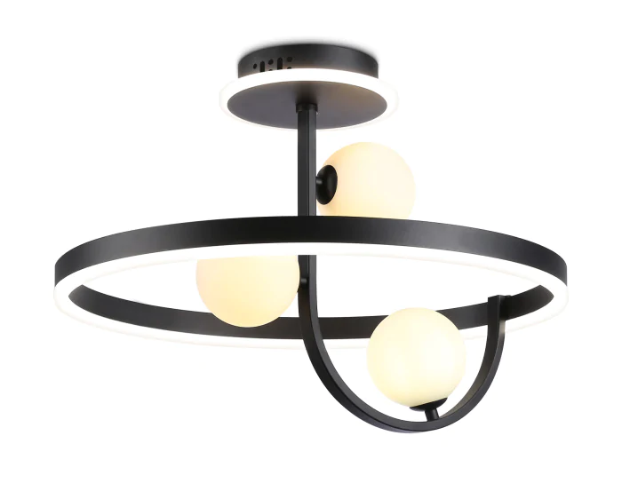 Потолочный светодиодный светильник со сменной лампой и пультом управления Ambrella light FL66263