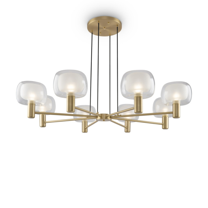 Люстра на штанге Maytoni MOD411PL-08G