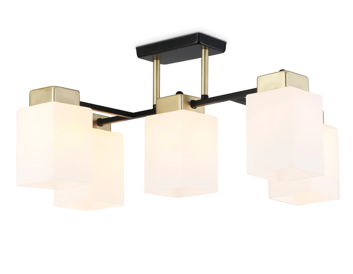 Люстра на штанге со стеклянными плафонами AMBRELLA light TR303048