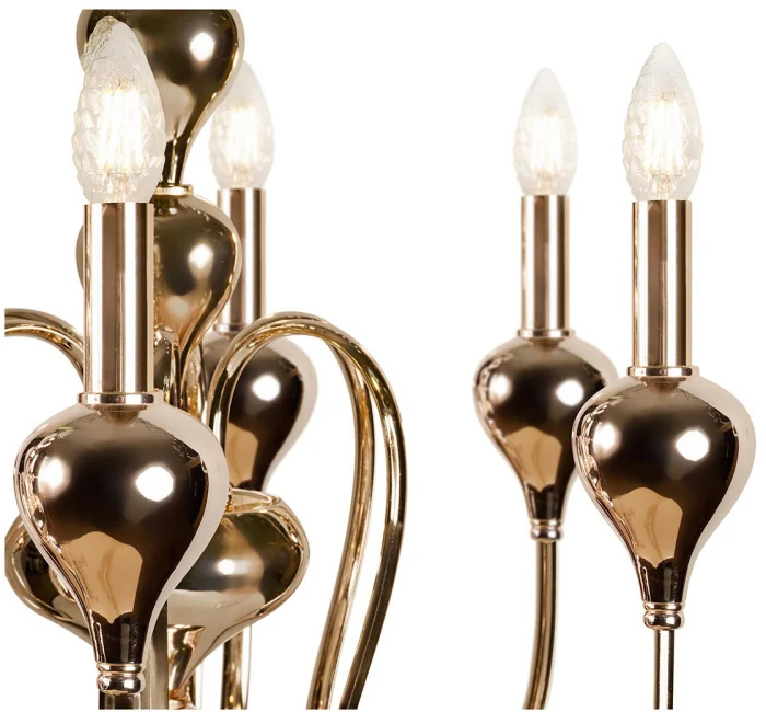 Подвесная люстра iLamp Lady 88003-6 Золотая