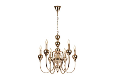 Подвесная люстра iLamp Lady 88003-6 Золотая