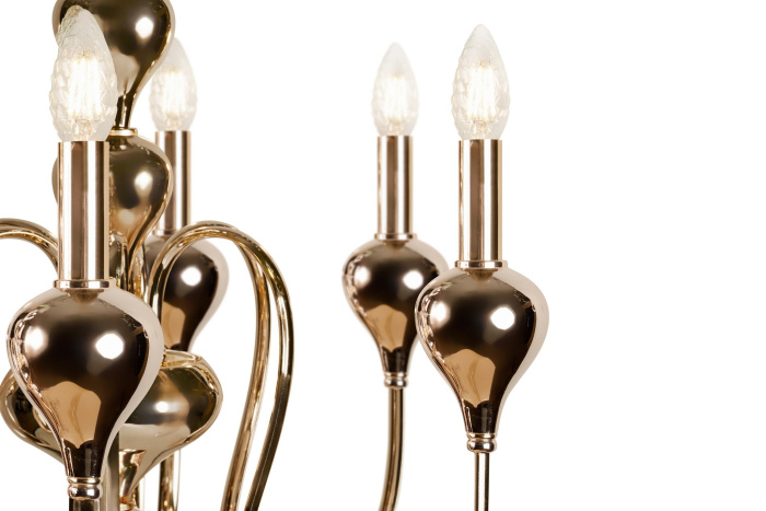 Подвесная люстра iLamp Lady 88003-6 Золотая