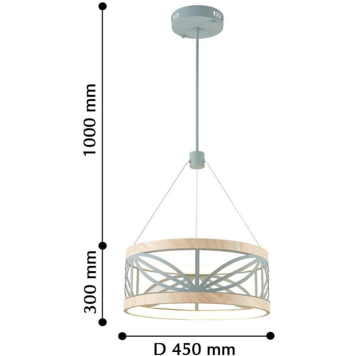 Подвесной светодиодный светильник Favourite Yolandi 2421-5P