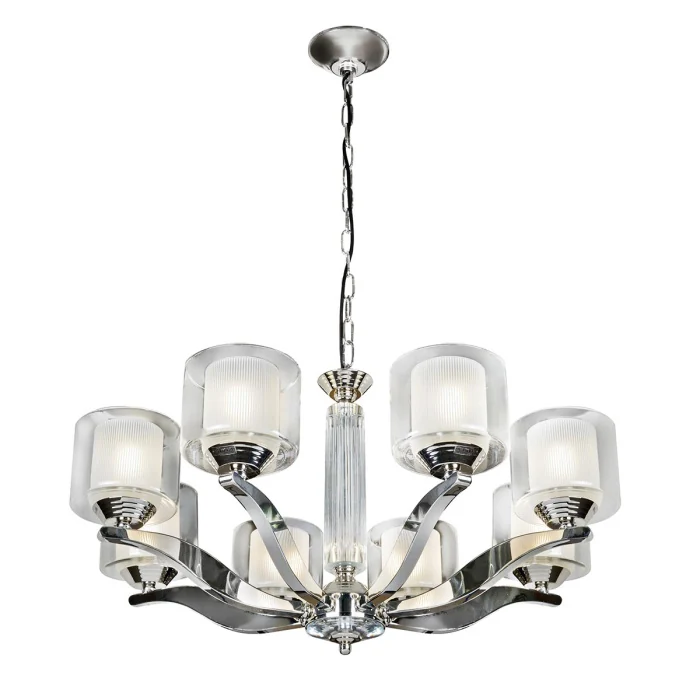 Подвесная люстра iLamp Simple 88265/8 Хром