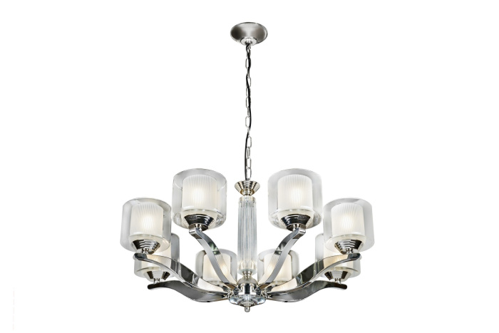 Подвесная люстра iLamp Simple 88265/8 Хром