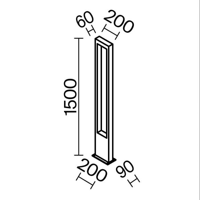 Садово-парковый светильник Maytoni Bonn O425FL-L20GF