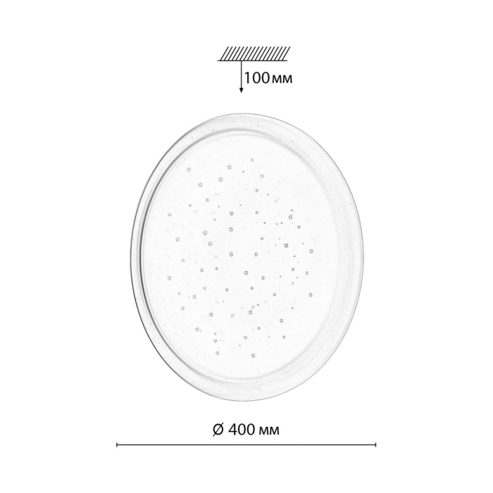 Настенно-потолочный светильник СОНЕКС PALE 7774/DLN