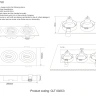 Светильник встраиваемый Crystal Lux CLT 002C3 WH