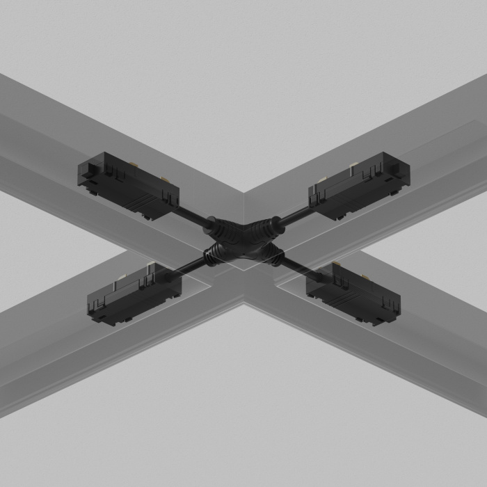 Коннектор Denkirs SMART HIDE TR2116-BK