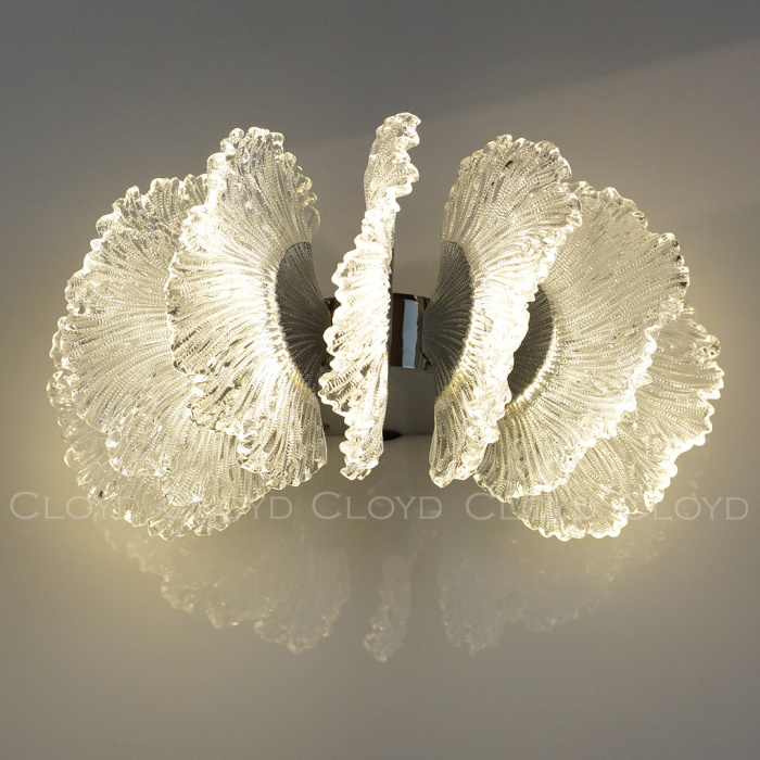 Бра Cloyd ANTIGUA W1 / шир. 32 см - хром (арт.20391)