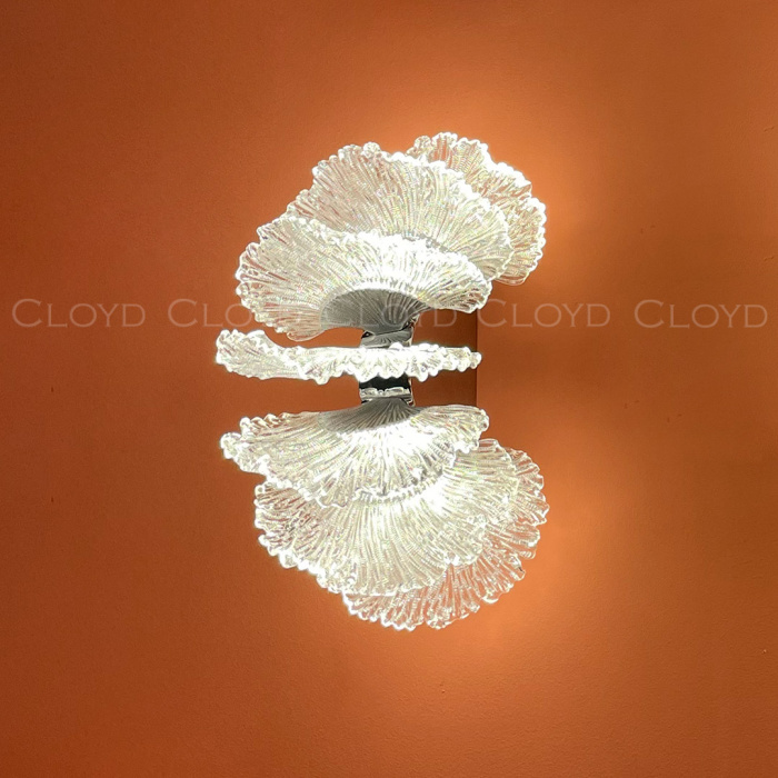 Бра Cloyd ANTIGUA W1 / шир. 32 см - хром (арт.20391)