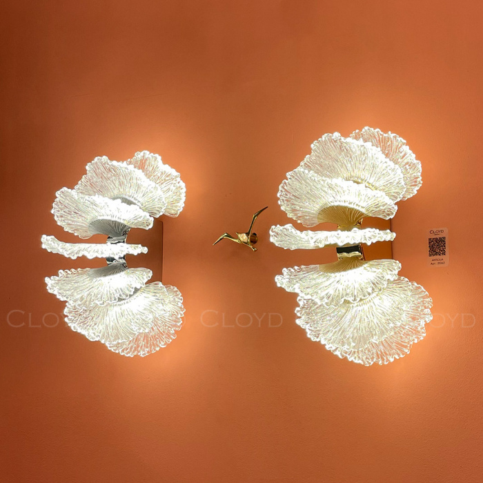 Бра Cloyd ANTIGUA W1 / шир. 32 см - хром (арт.20391)