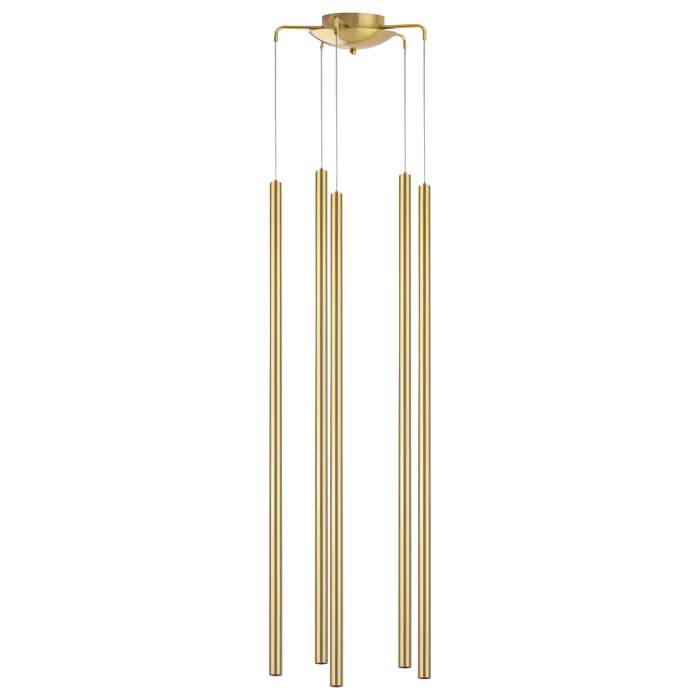 Подвесная люстра TUBO LED 25W 1600LM 25G ЗОЛОТО 4000K Lightstar L5T747443