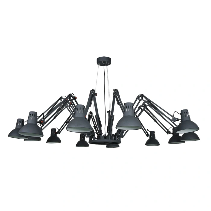 Подвесная люстра Arte Lamp Ragno A2043SP-12BK