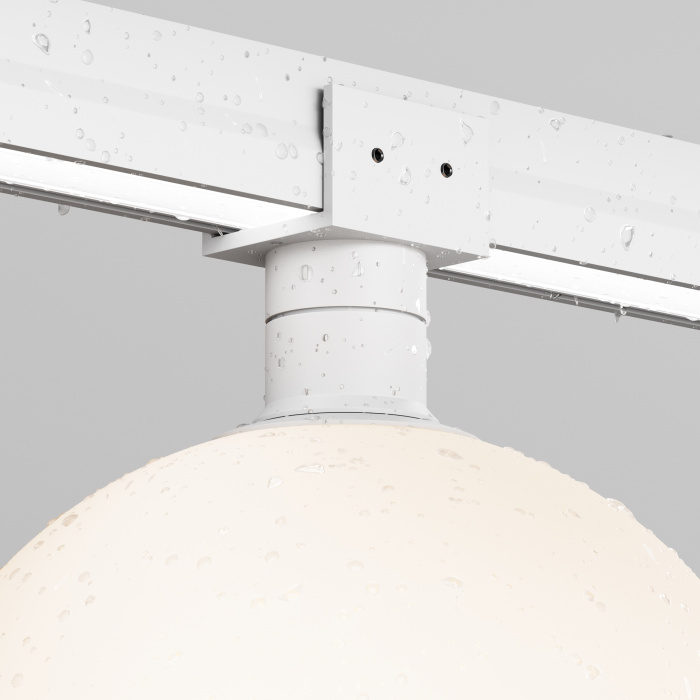 Трековый однофазный уличный светодиодный светильник Maytoni Elasity ip black O-TR01-2-S-9WW3K