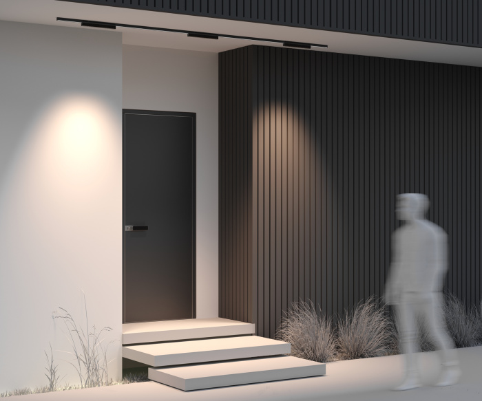 Трековый светильник Maytoni Points O-TR02-2-S-18WB3K