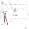 Подвесная люстра Loft it Wonderland 10405/8