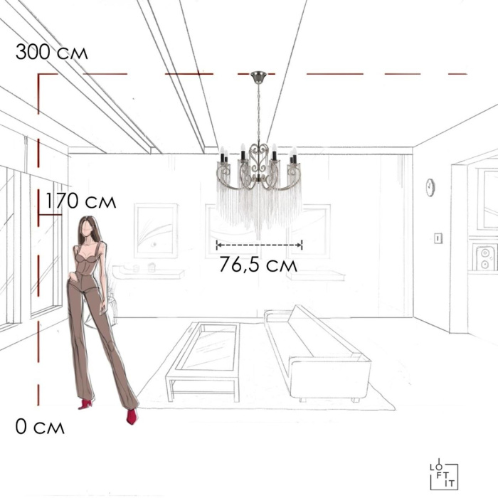Подвесная люстра Loft it Wonderland 10405/8