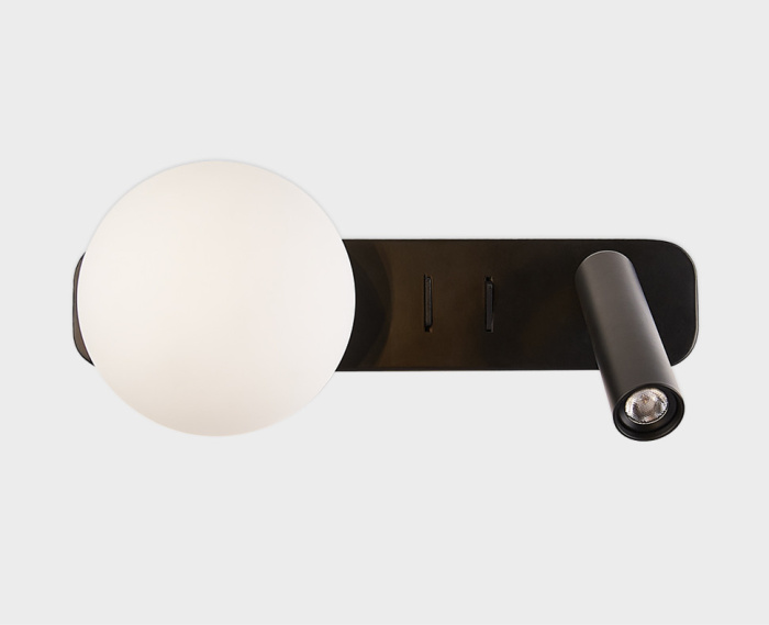 Бра Italline IT08-8024 black 3000K