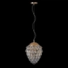 Светильник подвесной Crystal Lux CHARME SP4 GOLD/TRANSPARENT