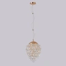Светильник подвесной Crystal Lux CHARME SP4 GOLD/TRANSPARENT