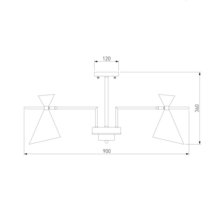 Люстра на штанге Eurosvet Apart 70114/8 белый Smart
