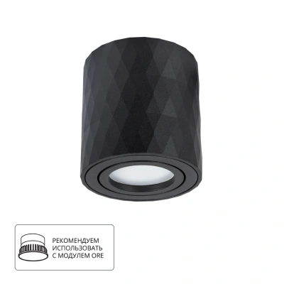 Точечный накладной светильник Arte Lamp FANG A5559PL-1BK