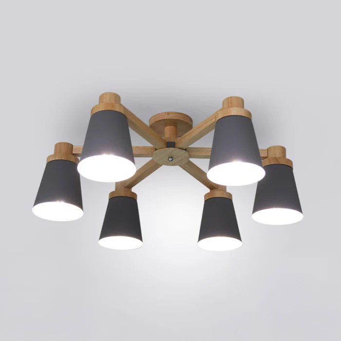 Потолочная люстра PROP 8 Green ImperiumLoft