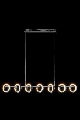 Подвесной светильник Leon Ani LE7710/7L Black Chrome