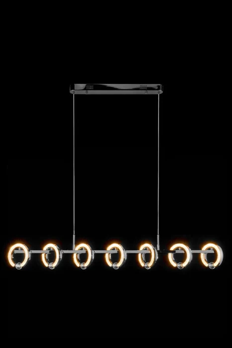 Подвесной светильник Leon Ani LE7710/7L Black Chrome