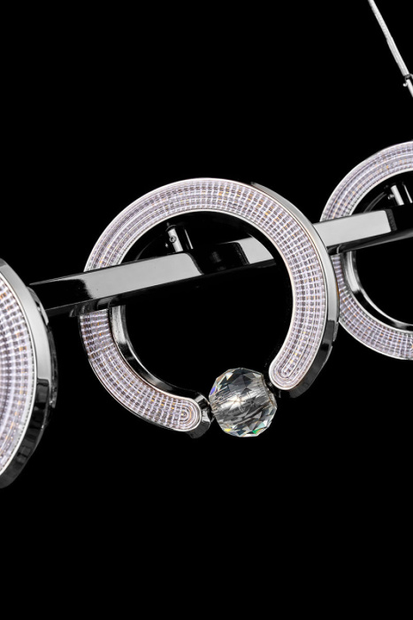 Подвесной светильник Leon Ani LE7710/7L Black Chrome