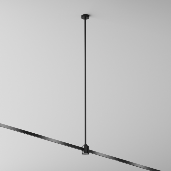 Крепление потолочное Long 760мм с прямым коннектором питания Flarity черный Maytoni TRA159C-IPCL1-B