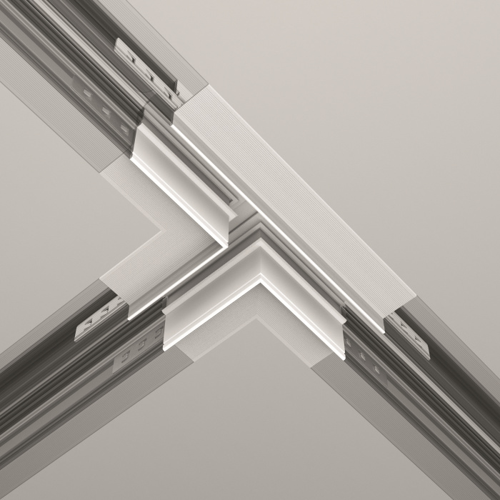 Коннектор Т-образный Exility встраиваемый под ГКЛ 12,5 мм, белый Maytoni TRA034CT-42.12W