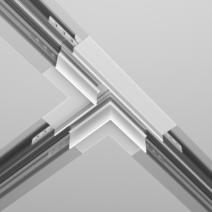 Коннектор Т-образный Exility встраиваемый под ГКЛ 12,5 мм, белый Maytoni TRA034CT-42.12W