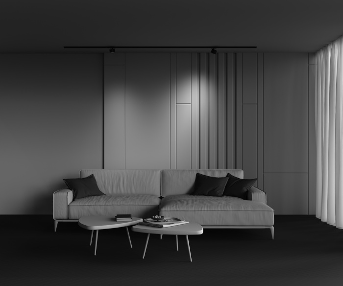 Трековый светильник Maytoni Glare TR225-1-GX53-B