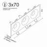 Встраиваемый светильник Ledron AO1501091 SQ3 White