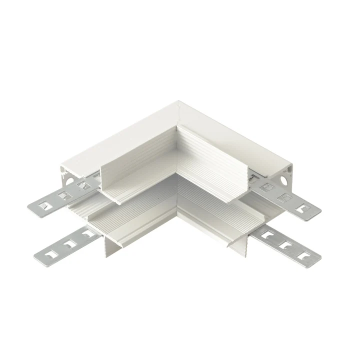 Внутренний соединитель угловой для встраиваемого магнитного шинопровода для ГКЛ12,5 мм SPACE Crystal Lux CLT 0.223 13 WH