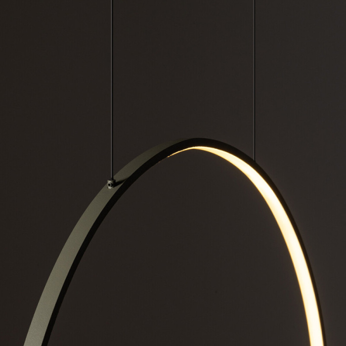 Подвесная люстра Nowodvorski Circolo Led M Silk Oliv E 11401