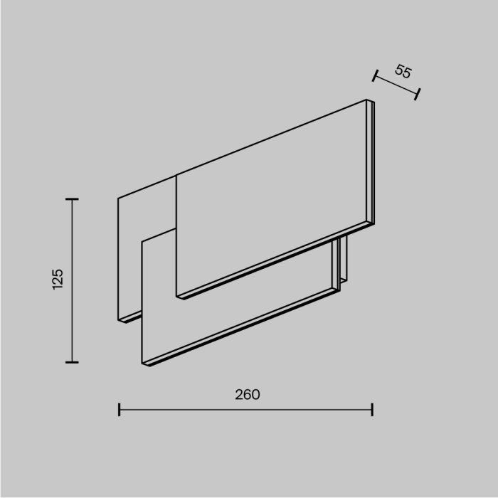 Настенный светильник Maytoni Trame C804WL-L12W