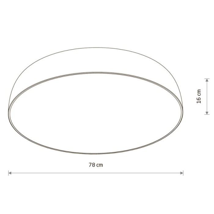 Потолочный cветильник Nowodvorski Satellite L Gray 8024