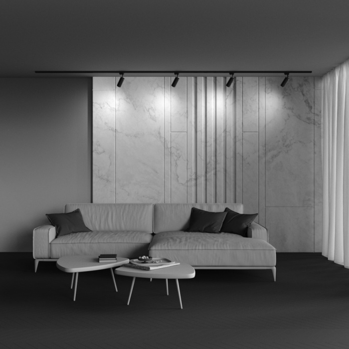 Трековый светильник Maytoni Focus Design TR011-1-GU10-B