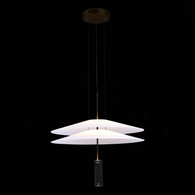 Люстра подвесная ST-Luce Черный/Белый LED 1*15W 3000K SL6101.403.01