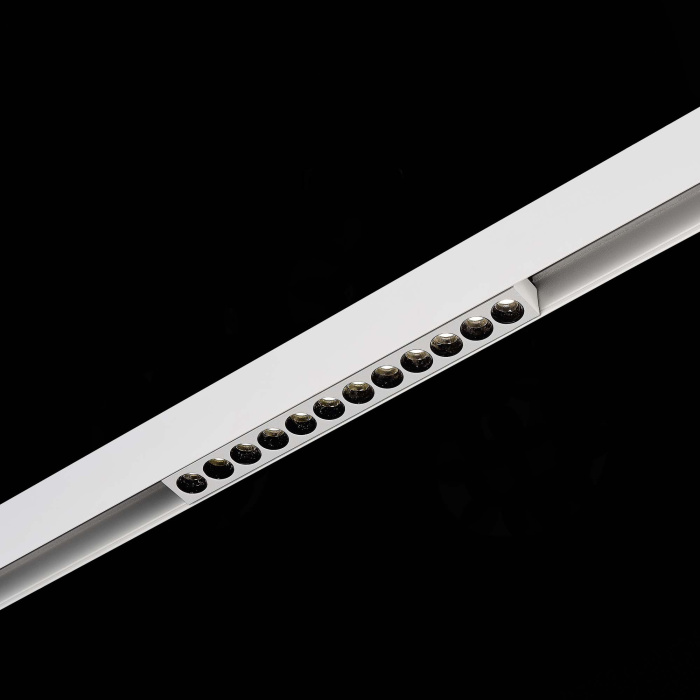 Магнитный трековый светильник Белый LED 1*12W 4000K 550Lm Ra>90 36° IP20 L220xW22xH44 4 ST806.546.12