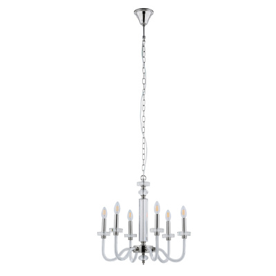 Люстра подвесная Nowodvorski Hampton White/Chrome 8154