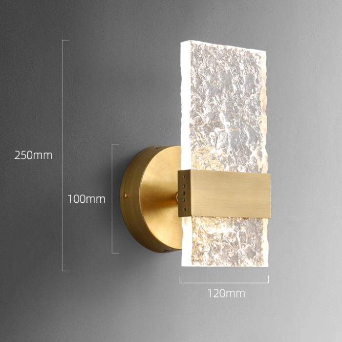 Настенный светильник Delight Collection Wall lamp MT8981-1W brass