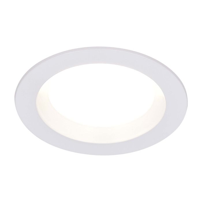 Светильник встраиваемый Белый LED 1*12W 4000K 960Lm Ra80 100° IP44 D115xH47 100-240VV ST752.548.12